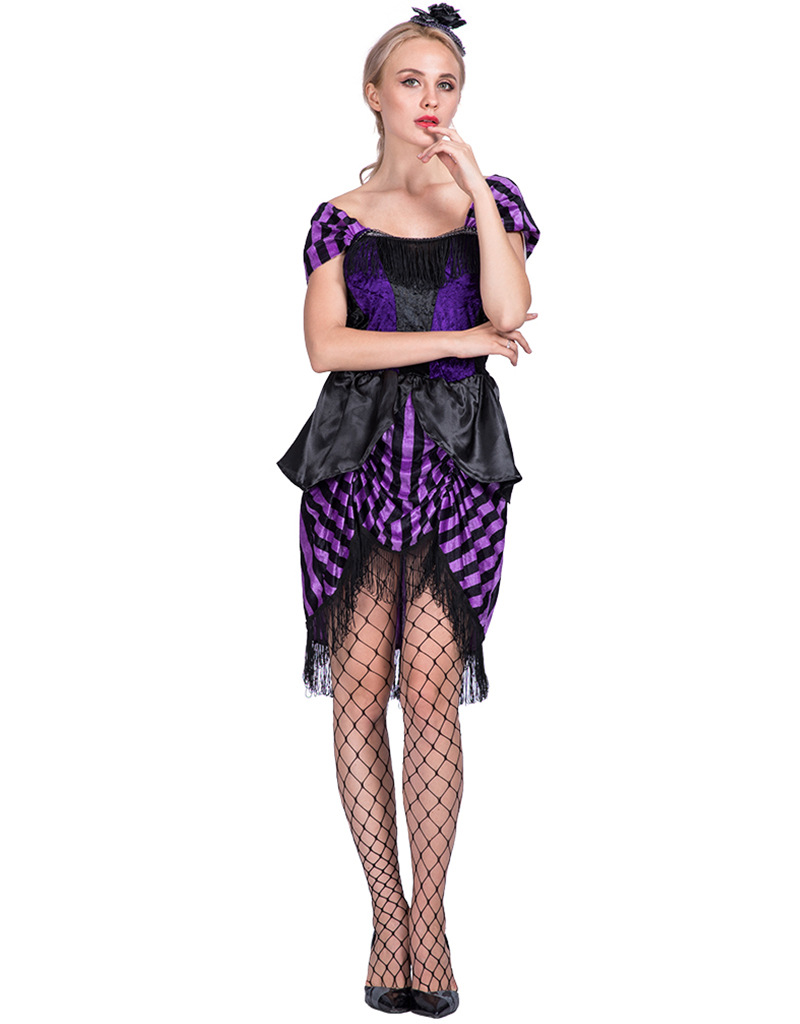 Halloween-kostymer för scenframträdanden, westernkostymer för restaurangflickor_voghion.com