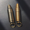 Bullet, golden metal keychain, pendant, street tools set