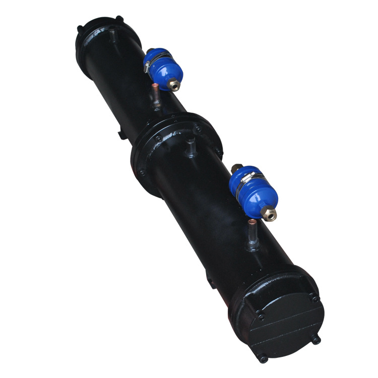 厂家工业冷水机壳管式冷凝器  列管式冷凝器组 套管式冷凝器定制