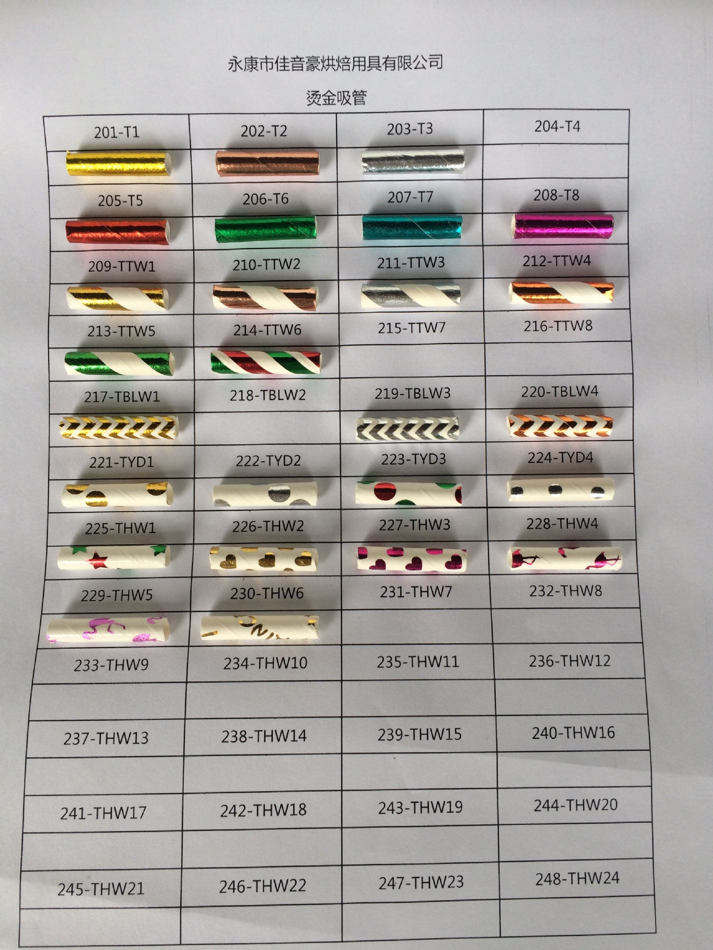 201-230烫金纸吸管
