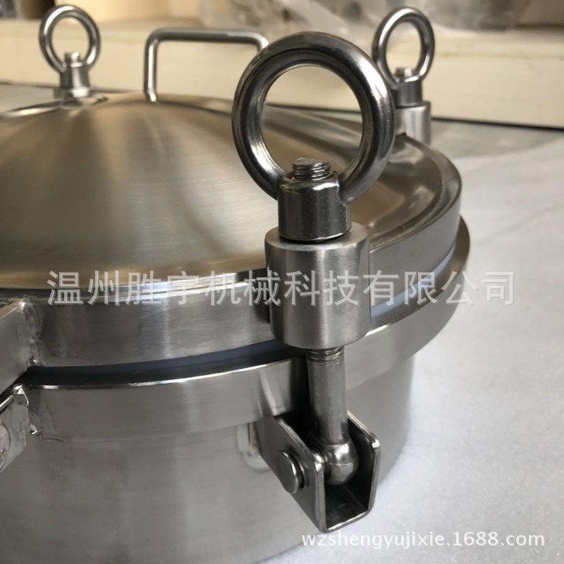 DN700不锈钢压力人孔卫生级压力人孔压力镜面人孔圆形压力人孔