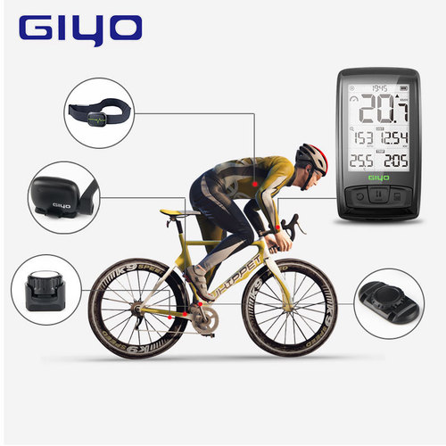 GIYO bicycle computer Bluetooth wireless road bike speedometer odometer backlight waterproof M4 cycling supplies