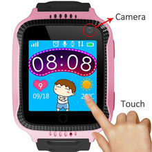 供應英文俄文兒童GPS衛星定位手表Q529 Kid Tracker Smart watch