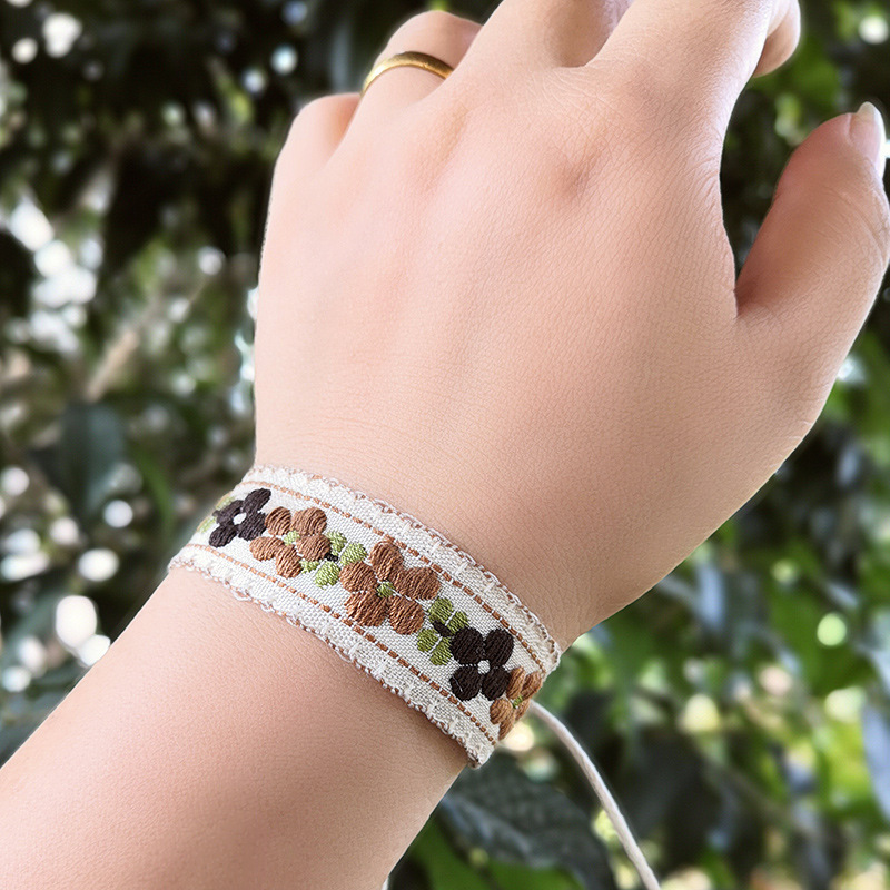 MZF028 ethnic style accessories original handmade jewelry woven bracelet geometric figure export hot sale MZF028 ethnic style accessories original handmade jewelry woven bracelet geometric figure export hot sale
