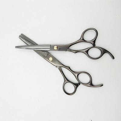 Hairdressing Exit Fission 6 inch Dental scissors 6 inch Flat shears high-grade Hairdressing Haircut Haircut scissors Household hairdressing scissors
