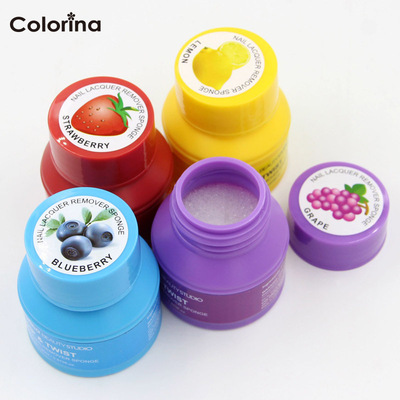 指甲油美甲洗甲水轻松卸甲清洁旋美甲转卸海绵洗甲水不伤甲批发|ru