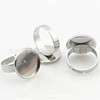 Fashionable ring stainless steel, accessory, wholesale, European style, with gem