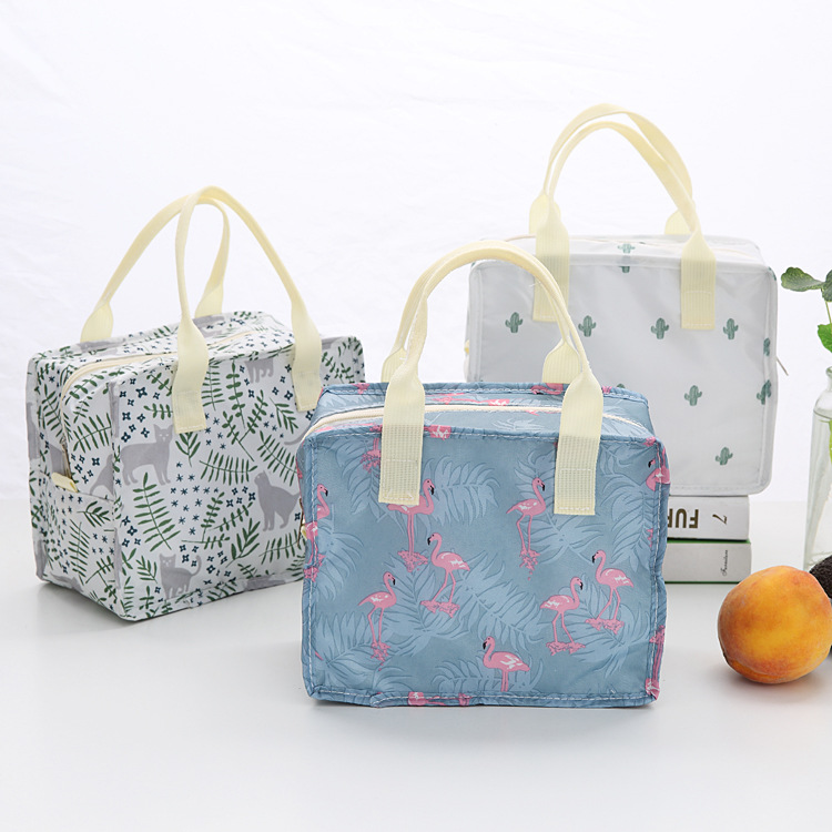 加厚饭盒袋保温包学生防水手提便当包卡通野餐学生大号保温化妆袋|ru