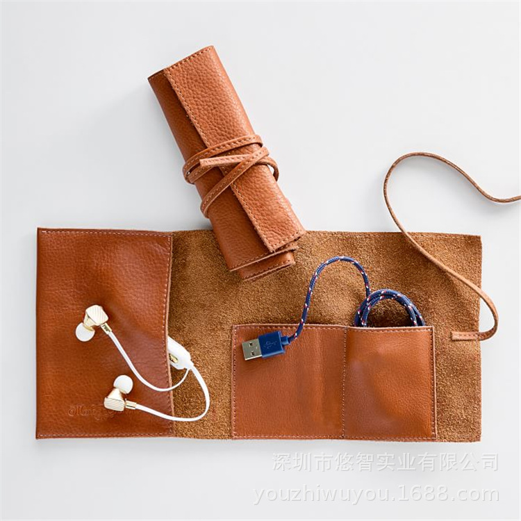 手机礼品   绑带式充电器收纳袋  移动硬盘包 深圳厂家直供