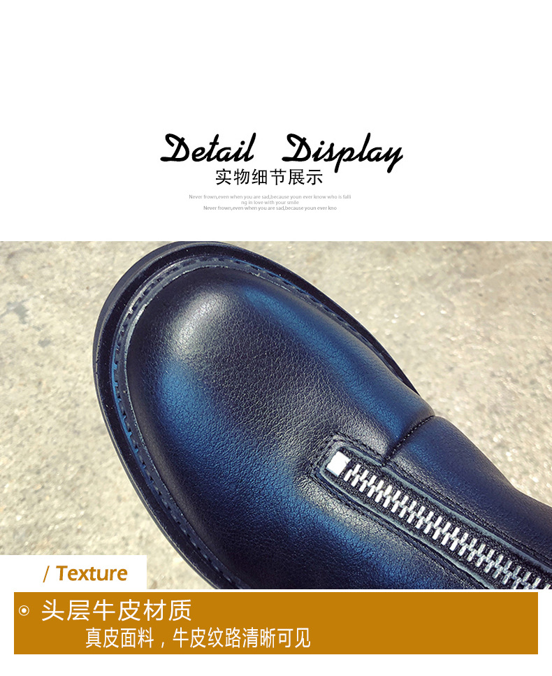 Bottes femme DAFEIOU     en En cuir - Ref 3354753 Image 14