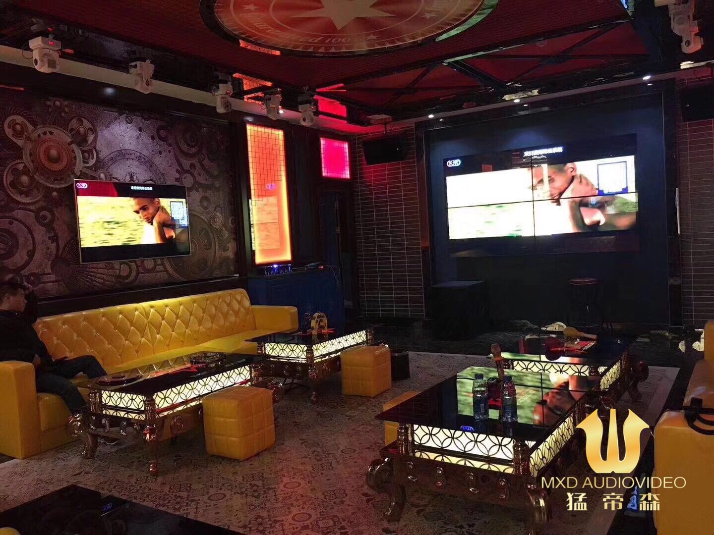 专业全频KTV音响套装 夜总会酒吧卡拉OK包房K歌 酒店沐足K歌系统