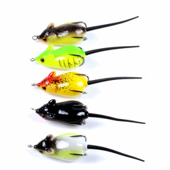 Lei Frog 8.2g Crankbait Soft Lure, Bionic Fish Attractor, Fake Bait Designed Specifically for Snakehead Fishing—Cross-Border "Poison Cicada" Style, Featuring a Mouse-Like Design