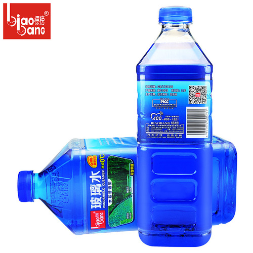 Flaunted as 2L glass water 0 degree car wiper essence to remove oil film, insect marks, wiper water, glass cleaning agent