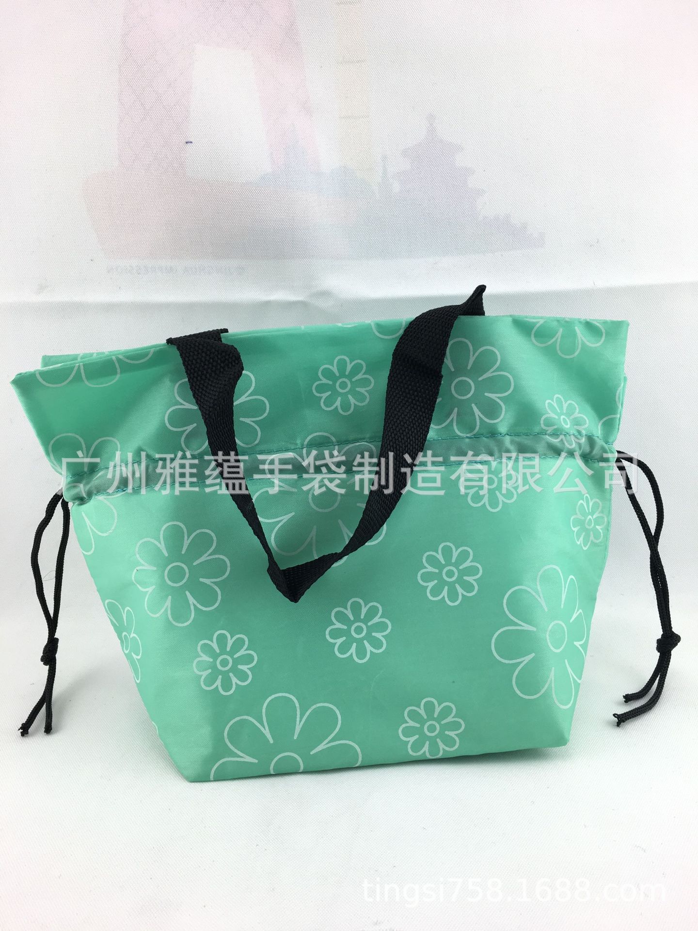 手提束口保温袋 午餐便当袋 牛津布防水保温袋 束口保冷袋