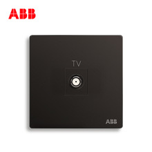 ABB轩致无框开关插座一位宽频电视插座AF303-885;10183635