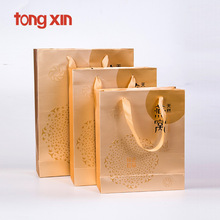 新款燕窝手提袋燕窝礼袋包装袋礼盒手提袋纸袋金色手提袋批发定制