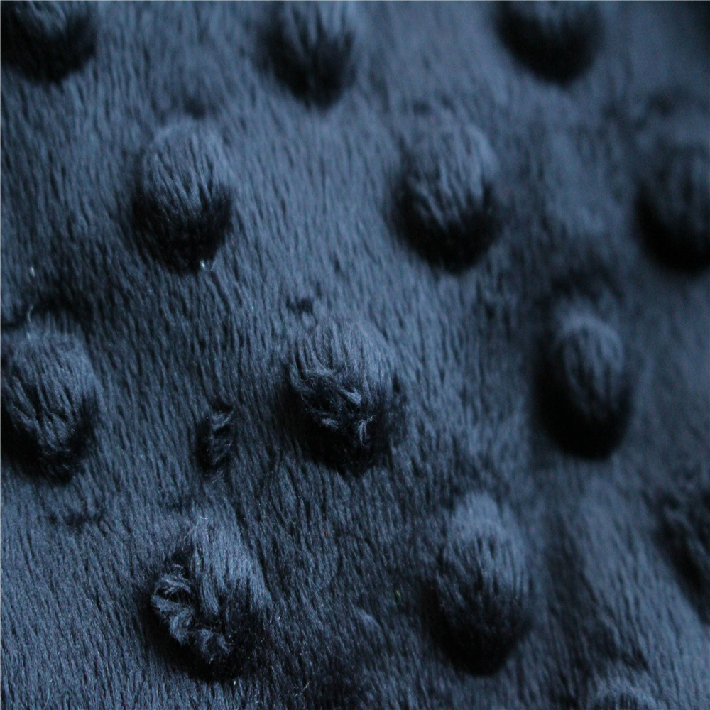 厂家供应超柔仿超柔绒压泡 宝宝毛毯 豆豆绒 经遍布