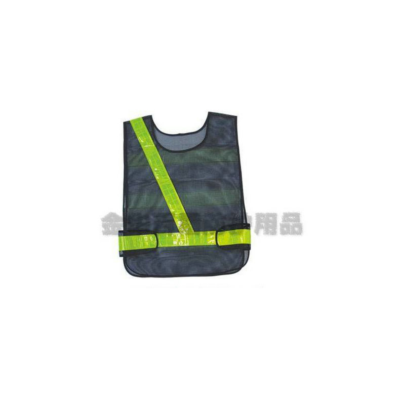 厂家批发可定制鱼鳞网反光衣 夜间反光外套 LED反光背心