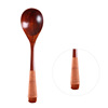 INS Japanese-style Nanmu Spoon A-8 Yuankou Spoon Hand Benefit Poin Tablet Creative Wooden Rice Spoon Pooth Taste Spoon