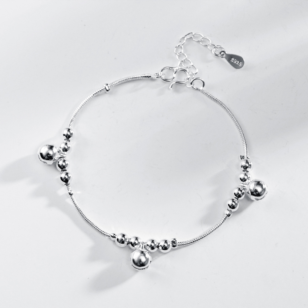 Minimaliste Couple Rythme Cardiaque Bracelet Ecg Vague Bracelet Cheville O Chaîne En Forme De Femme Coréenne Mode Tous-match Main Bijoux display picture 11