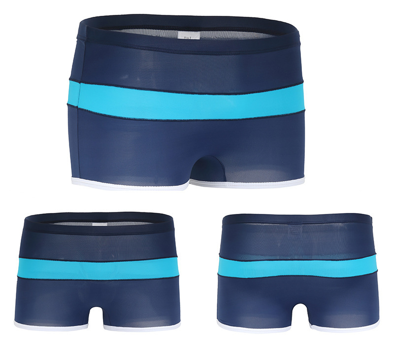 AliExpress Amazon men's underwear Thin Ice Silk sexy night show boxers B010