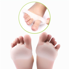 Cellular forefoot pad anti-slip shock absorption silicone breathable adjustable footbed insole for women's high heels
