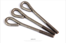 GB799地脚螺丝地脚螺栓A3钢预埋螺丝9字型地脚本色螺丝M16系列