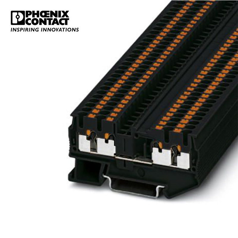 菲尼克斯 接线端子直插式连接2.5平方凤凰端子 PT 2,5QUATTRO BK