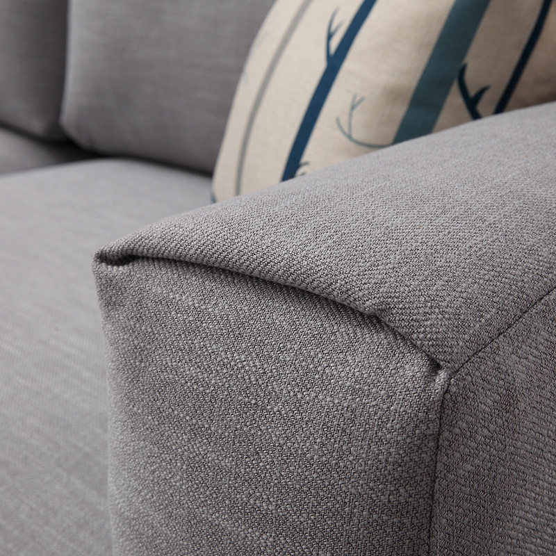 Fuente de la fábrica nórdico látex esponja sofá arte sofá sala de estar pequeño apartamento tela sofá extraíble y lavable