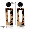 Acrylic earrings, resin, Japanese and Korean, Korean style, simple and elegant design, wholesale