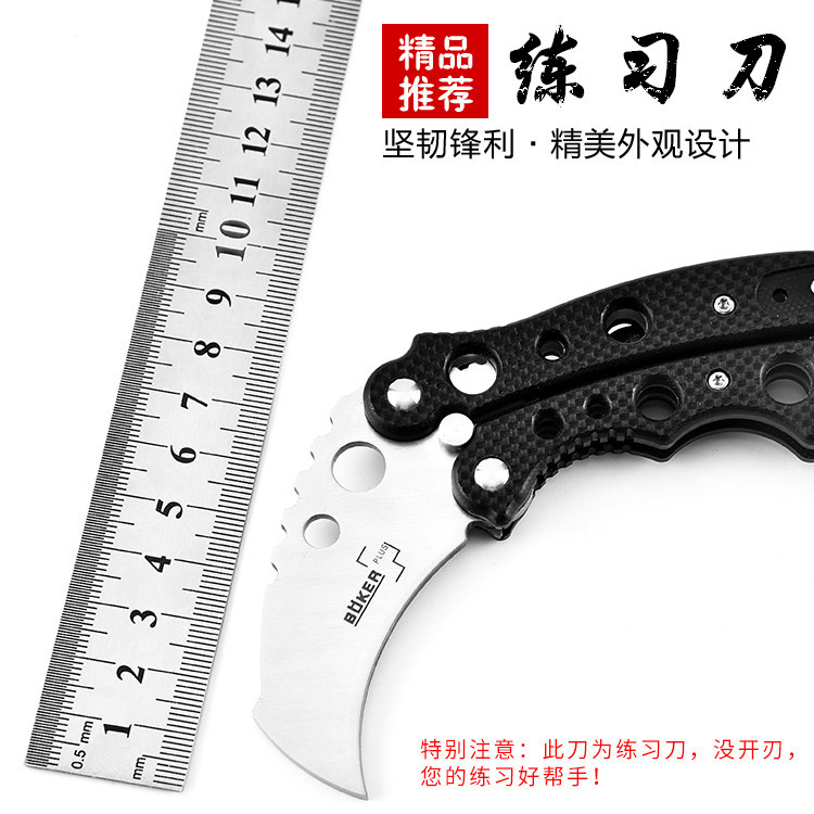 厂家直销高硬度户外折叠刀不开刃求生折刀多功能刀具瑞士军刀