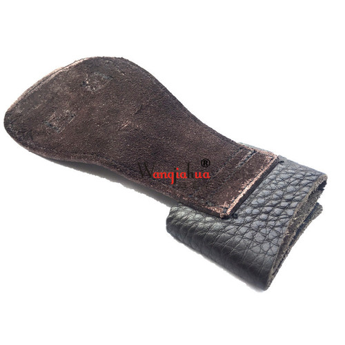 Cowhide fitness gloves weightlifting single pole wristband general style cowhide palm protector sold on Amazon cross-border e-commerce