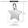 Polishing cloth stainless steel, pendant, accessory