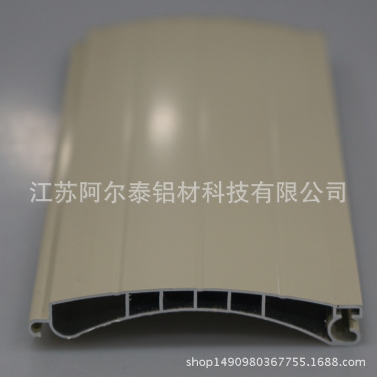 供应卷帘门铝合金型材 波纹卷门片系列铝材