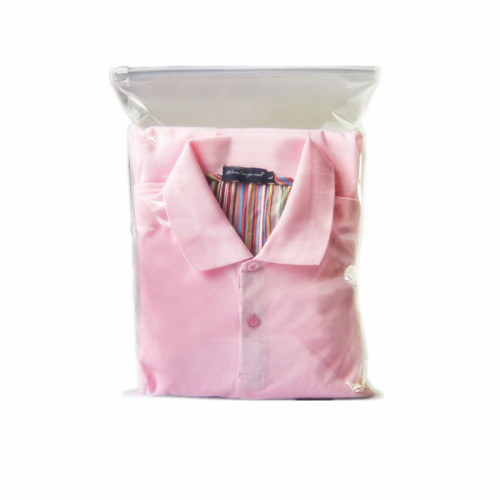 Clothing zipper bag transparent thickened clothing packaging bag plastic storage ziplock bag wholesale 30*40
