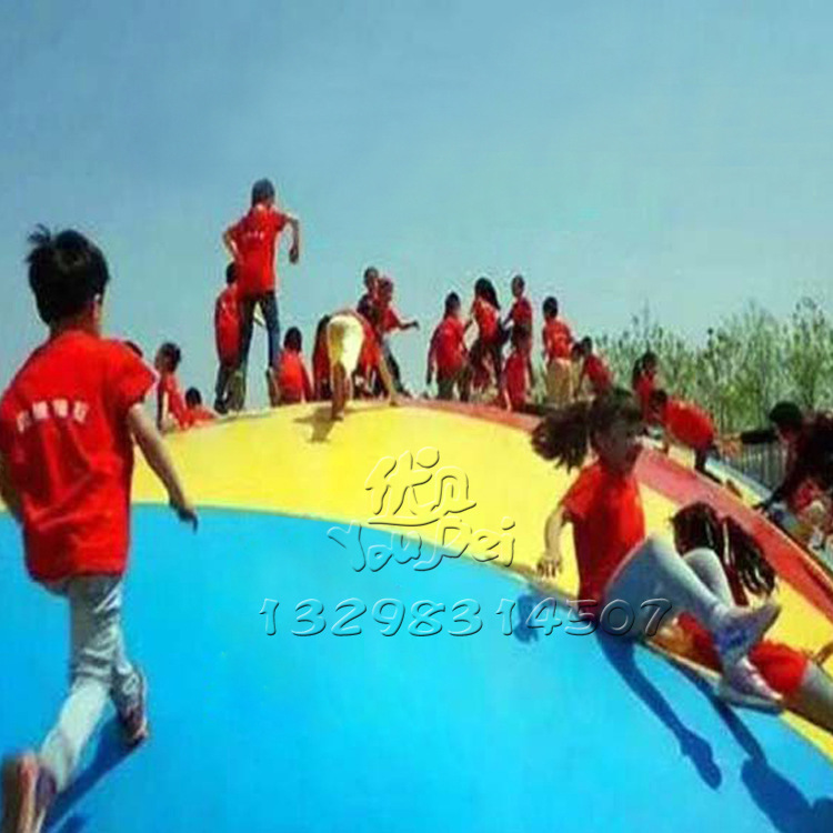 充气跳跳云 蹦蹦云 农场儿童乐园沙窝软体气模垫生态园定制滑滑梯