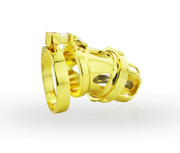 Тюрьман Genuine local tyrant gold версия мужской пояс верности устройство замок верности 24K позолота A198
