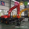 Shandong Yantai Timber Crawl Price Tire type Hydraulic pressure Wood machines Price Log Loading and unloading trucks convenient