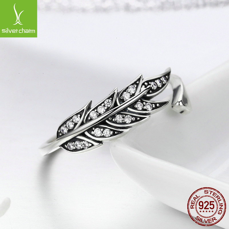 Silver Ziyun sterling silver s925 Women's European and American ring leaf-shaped open adjustable ring ring one-piece delivery SCR313 Silver Ziyun sterling silver s925 Women's European and American ring leaf-shaped open adjustable ring ring one-piece delivery SCR313