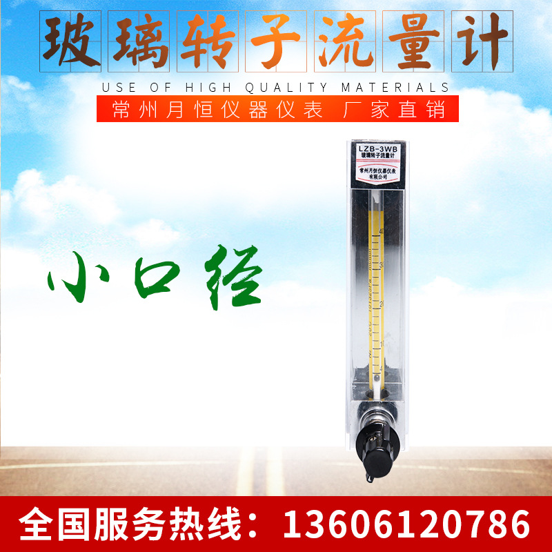 厂家供应 玻璃转子流量计  LZB系列  流量计定制 常州工厂直供