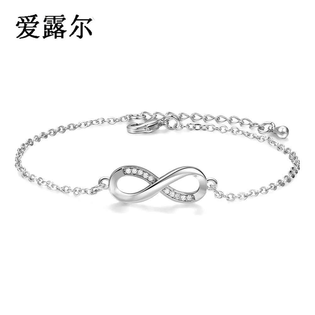 Корей bracelet, каменная инкрустация, модный циркон, аксессуар, корейский стиль, простой и элегантный дизайн, оптом