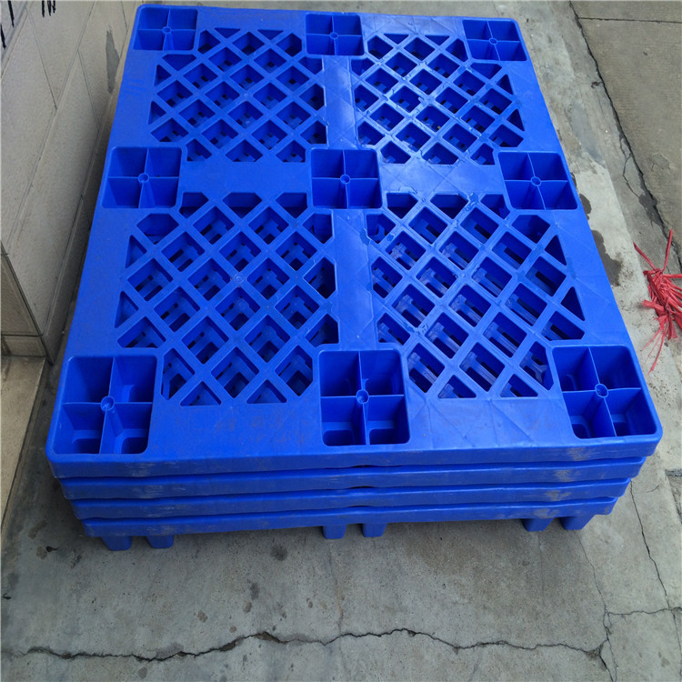 PE生产1212平板九脚塑料托盘  湖北湖南塑料托盘  荆州塑料卡板