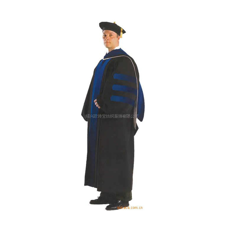 豪华博士服 美国大学毕业学位服 私人定制 厂家直供-阿里巴巴
