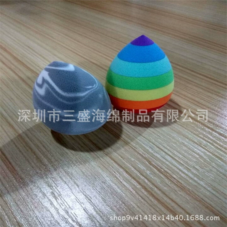 Glue water based, powder, cosmetic sponge