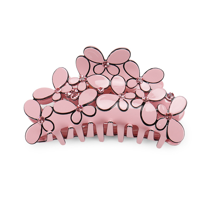 Fashion Butterfly Acetic Acid Sheets Hollow Out Inlay Rhinestones Hair Claws 1 Piece display picture 2