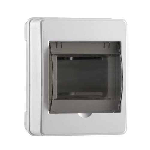 Factory Direct Sale All-plastic Surface-mounted 2-4 Pole Circuit Breaker Protection Box, Can be Wholesaled New ABS Home Electrical Protection Box