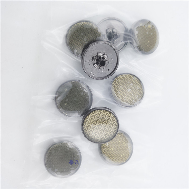 按扣滴胶羽绒服四合扣17mm透明果冻涂胶金属纽扣 可定其他规格