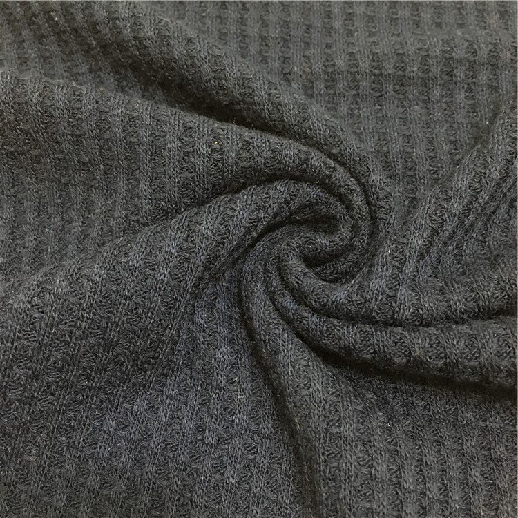 厂家供应针织华夫格  涤氨华夫格 针织服装面料