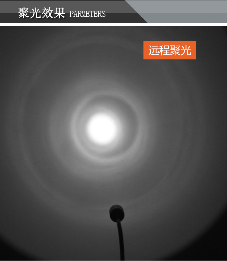 九家LED机床工作灯 远射程聚光灯5W220V 玉雕台灯 白光黄光