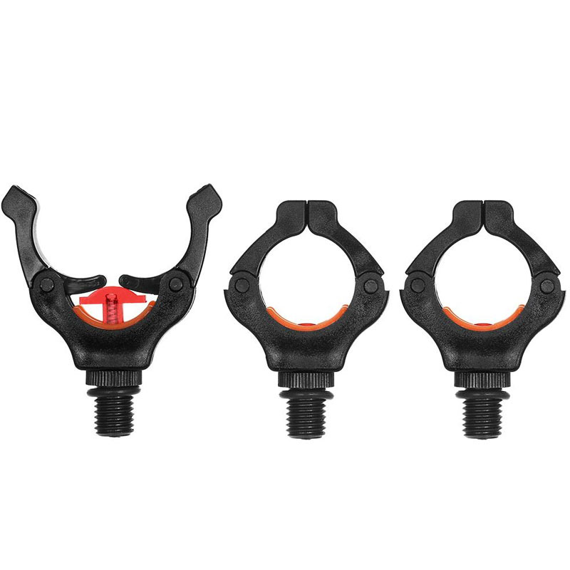 Cross-border coolo accesorios de pesca de estilo europeo negro de nylon de plástico de la abrazadera de la varilla imán soporte cabeza varilla tenedor mar Rod Accesorios